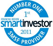 No.1 SMSF Provider 2011 - Smart Investor Awards No.1 SMSF Provider 2011 - Smart Investor Awards
